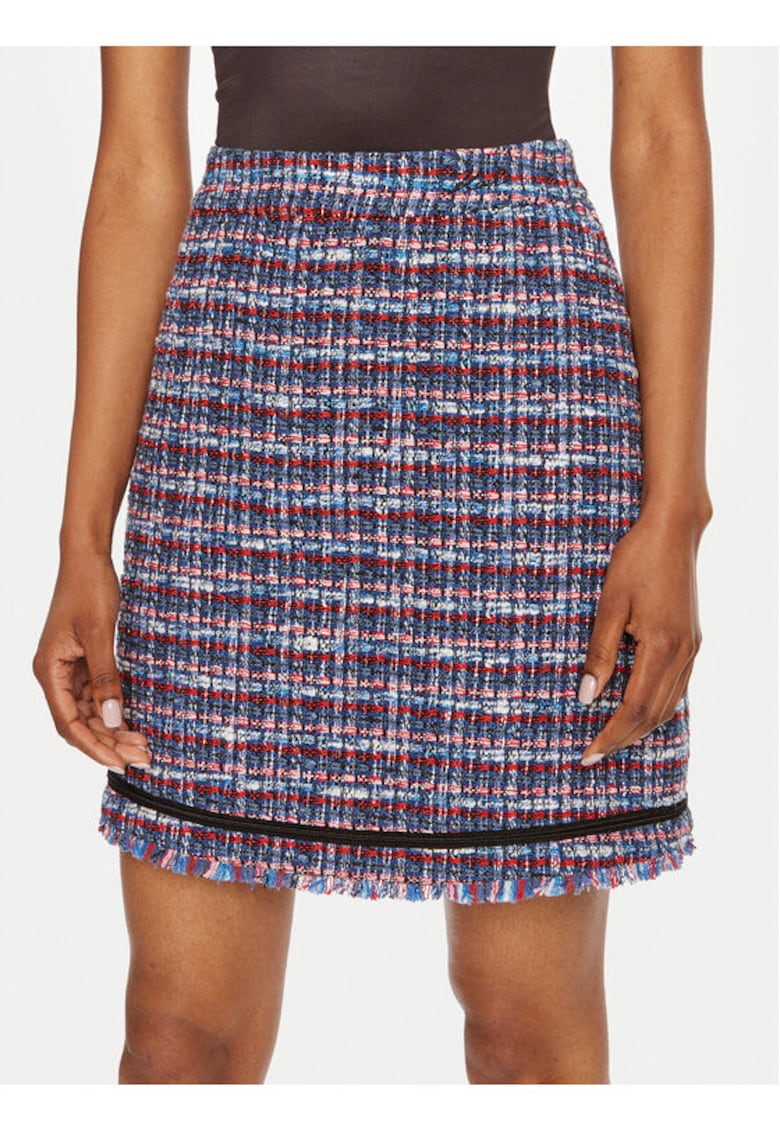 Fusta dama - 303997885 - Bumbac/Poliester - Albastru - Albastru