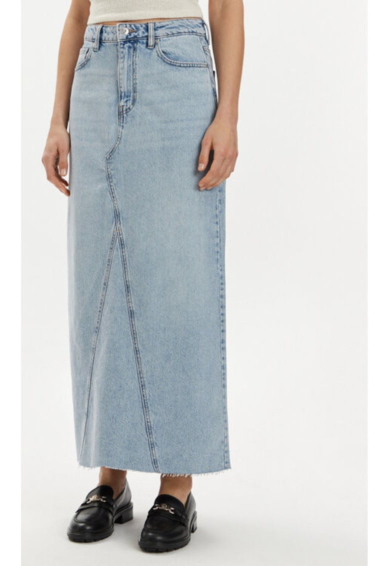 Fusta dama - 304154843 - Bumbac - Albastru