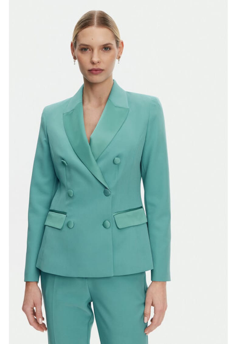 Sacou dama - 305291561 - Poliester - Verde - Verde