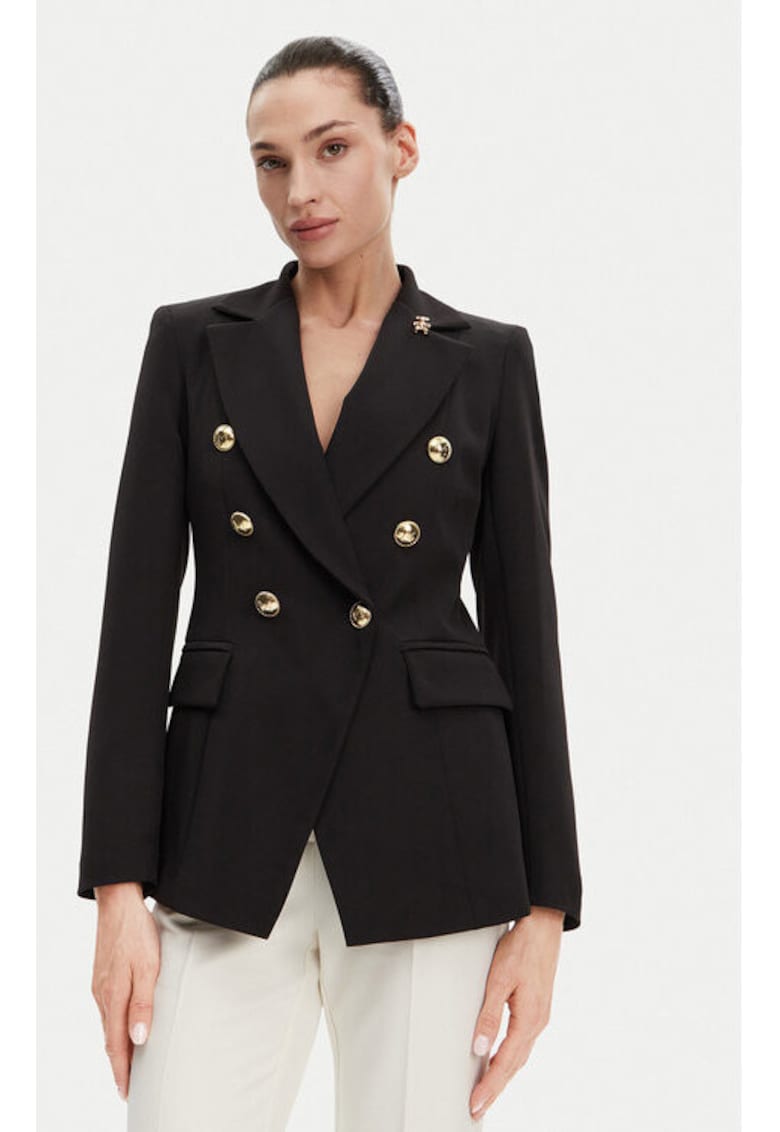 Sacou dama - 305388094 - Poliester - Negru