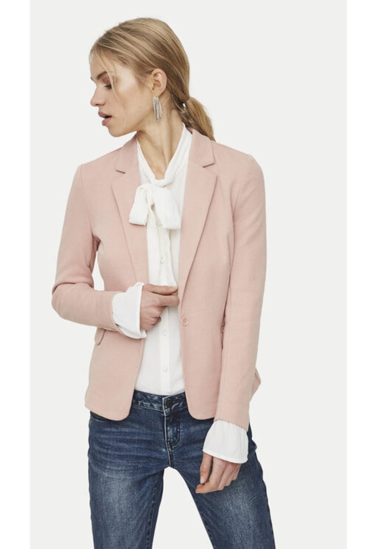 Sacou dama -  304785610 - Poliester reciclat/Viscoza - Roz