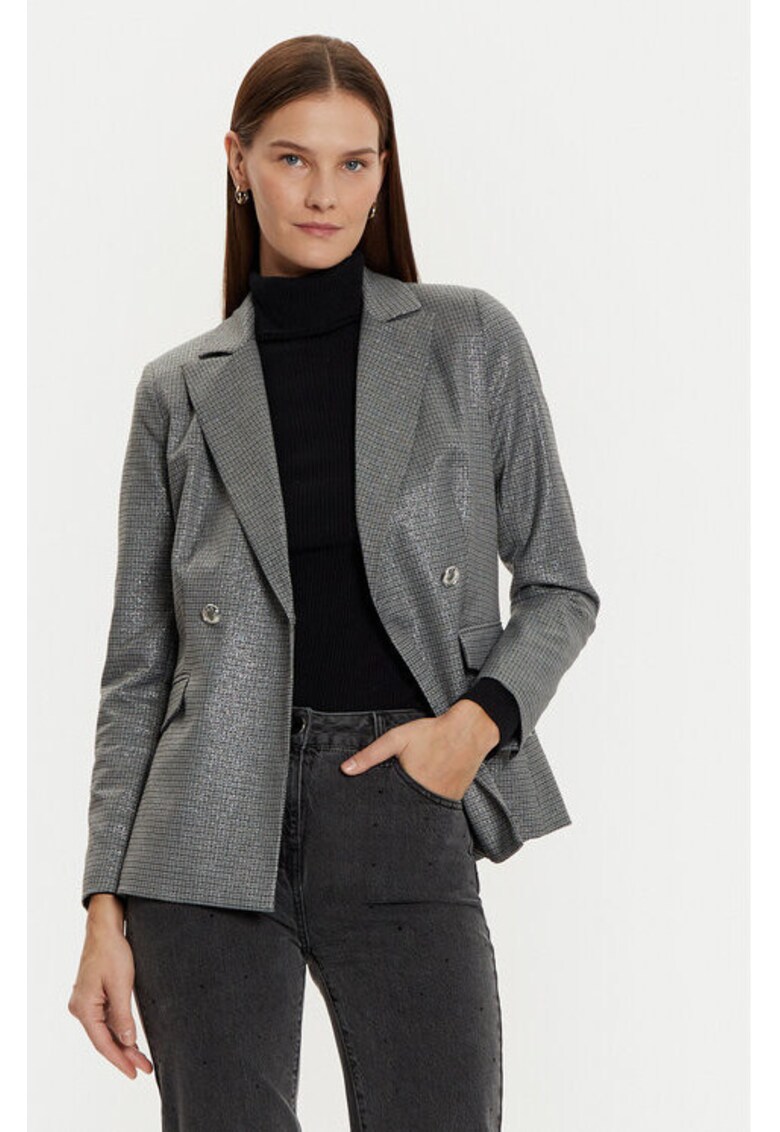 Sacou dama - 304484117 - Poliester/Viscoza - Gri