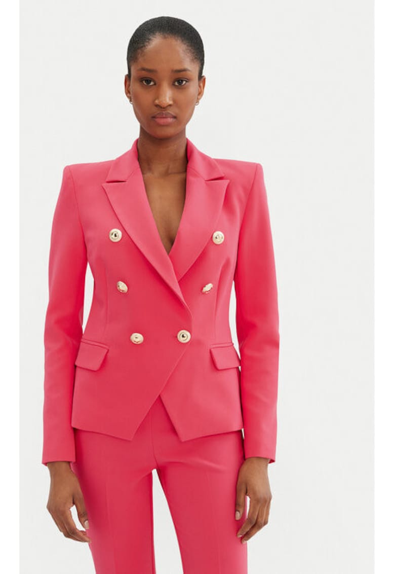 Sacou dama - 305264978 - Poliester - Roz