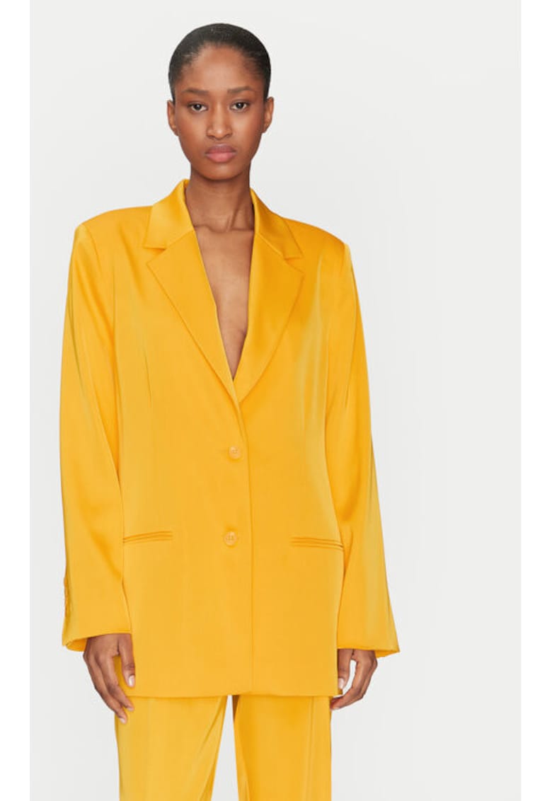 Sacou dama - 305138743 - Poliester - Galben - Galben