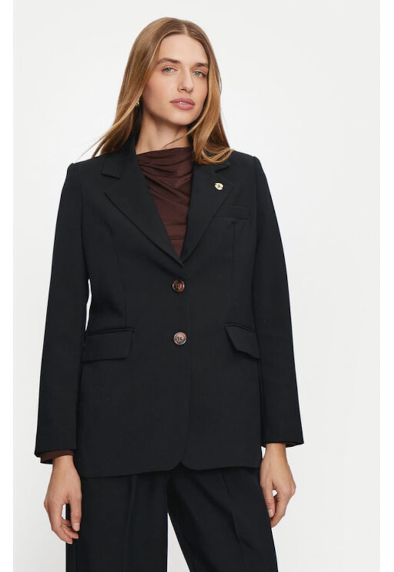 Sacou dama - 304797262 - Poliester/Viscoza - Negru