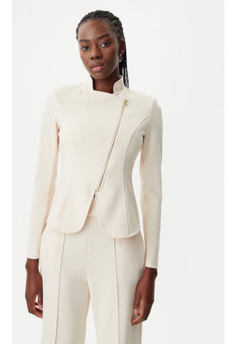 Sacou dama - 305318329 - Poliester - Bej Sacou dama - 305318329 - Poliester - Bej