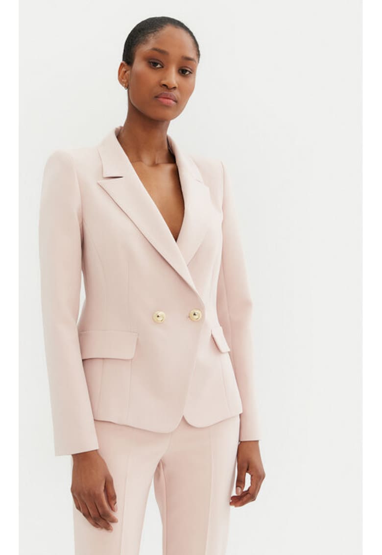 Sacou dama - 305264800 - Poliester - Roz