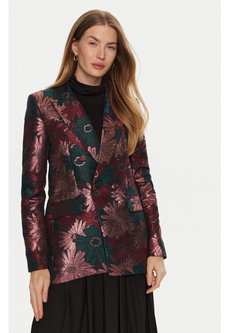 Sacou dama -  304796272 - Poliester/Bumbac - Multicolor