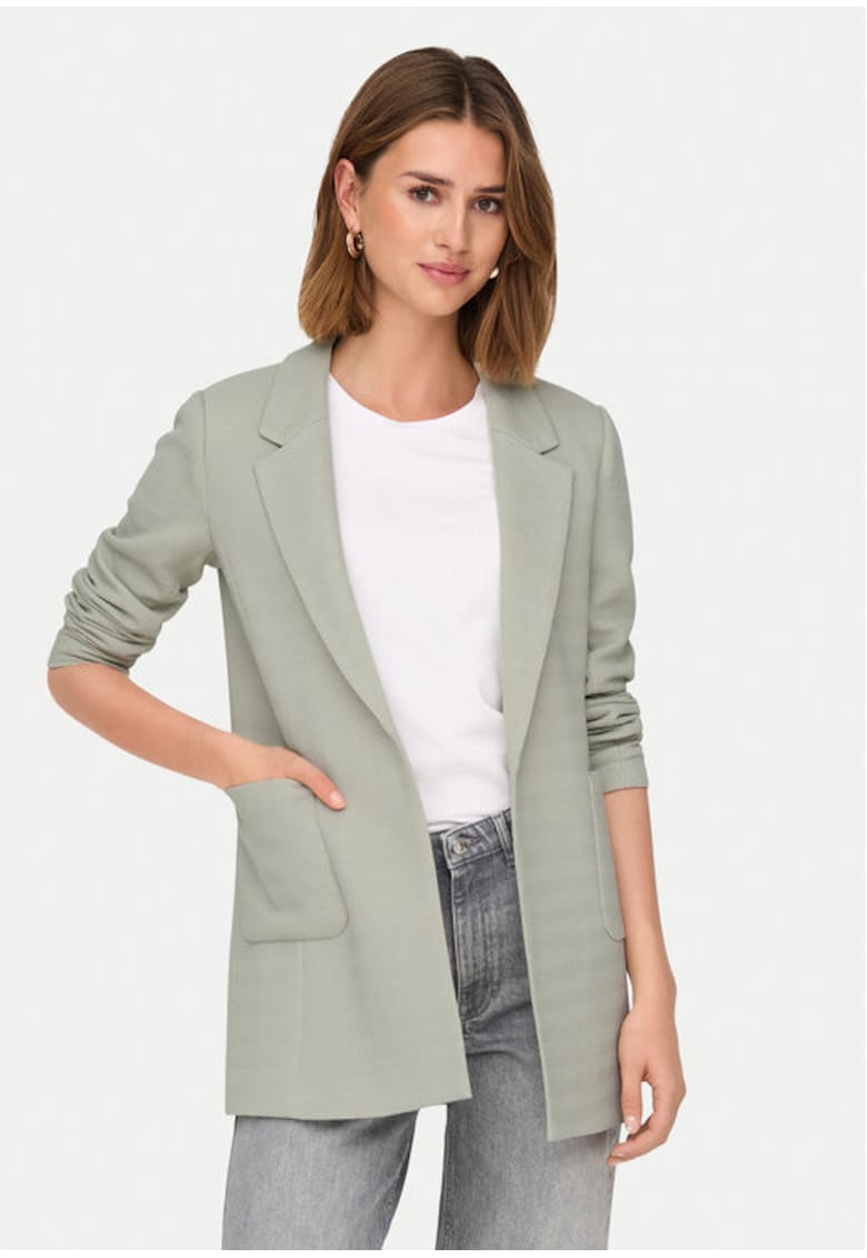 Sacou dama - 304783692 - Poliester reciclat/Bumbac - Verde - Verde