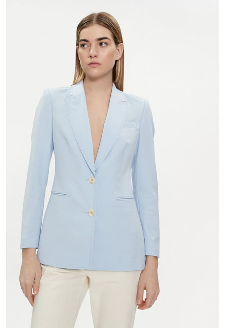 Sacou dama - 303813086 - Poliester/Viscoza - Albastru