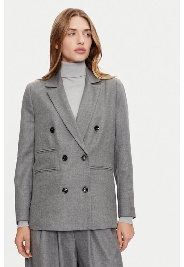 Sacou dama - 304865787 - Poliester/Lana - Gri