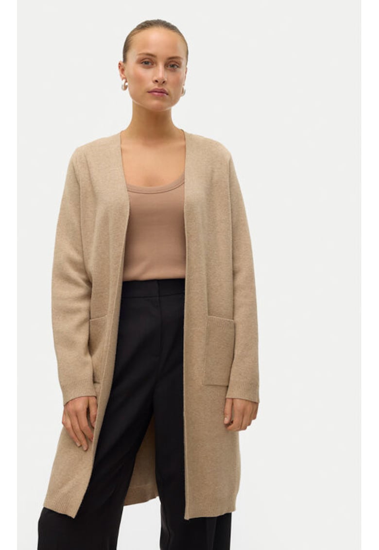 Cardigan dama -  304509469 - Viscoza/Poliester - Bej