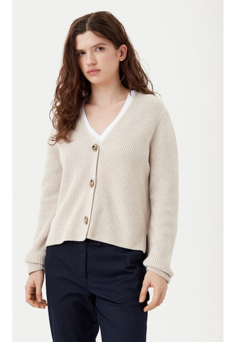 Cardigan dama -  304830297 - Bumbac - Bej