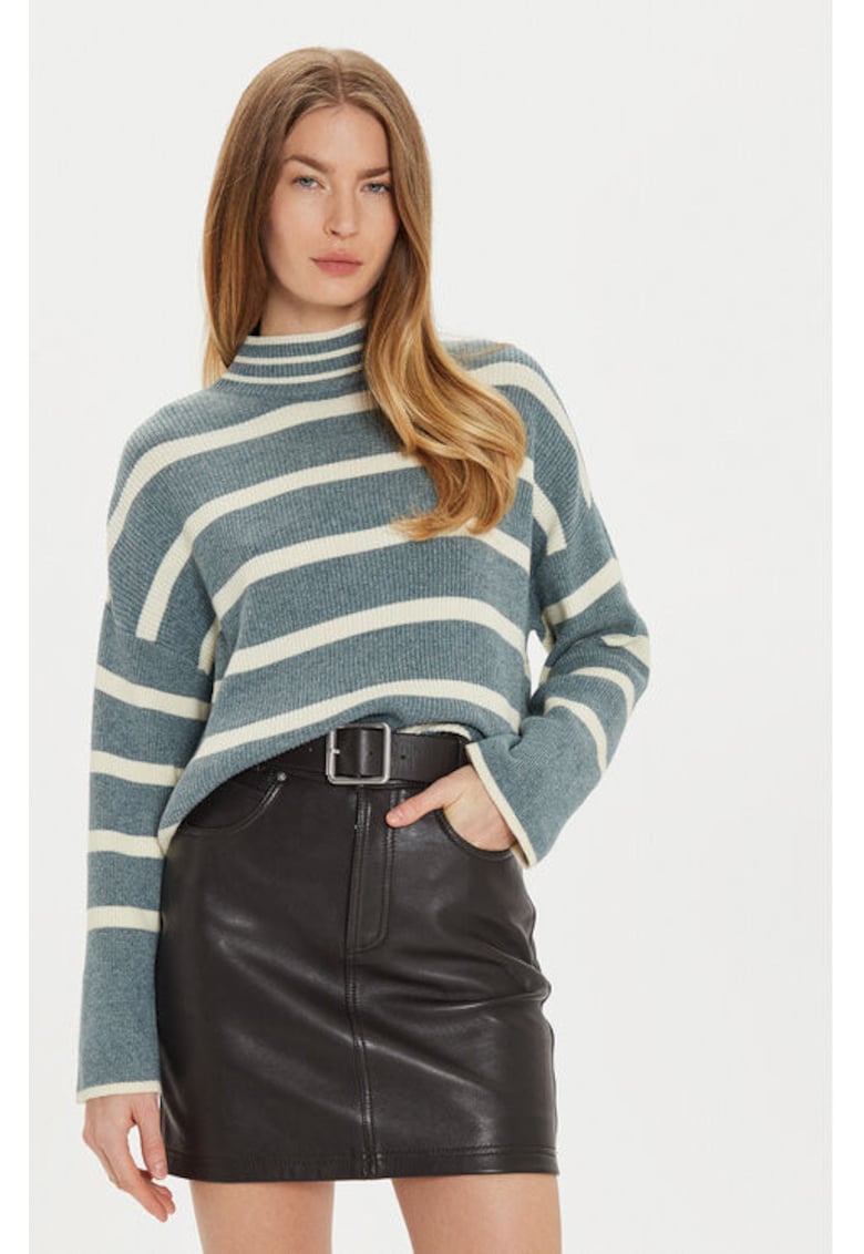 Pulover dama - 304495625 - Viscoza/Nylon - Verde