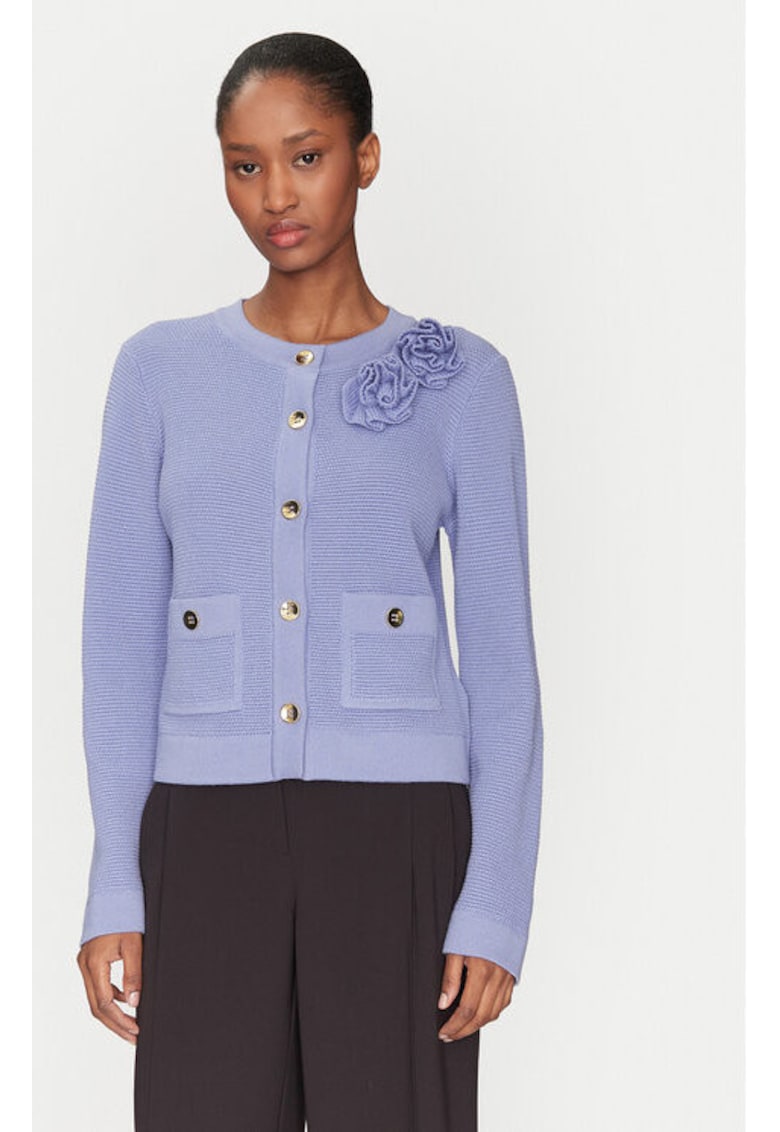 Cardigan dama - 304968501 - Lana - Violet Cardigan dama - 304968501 - Lana - Violet