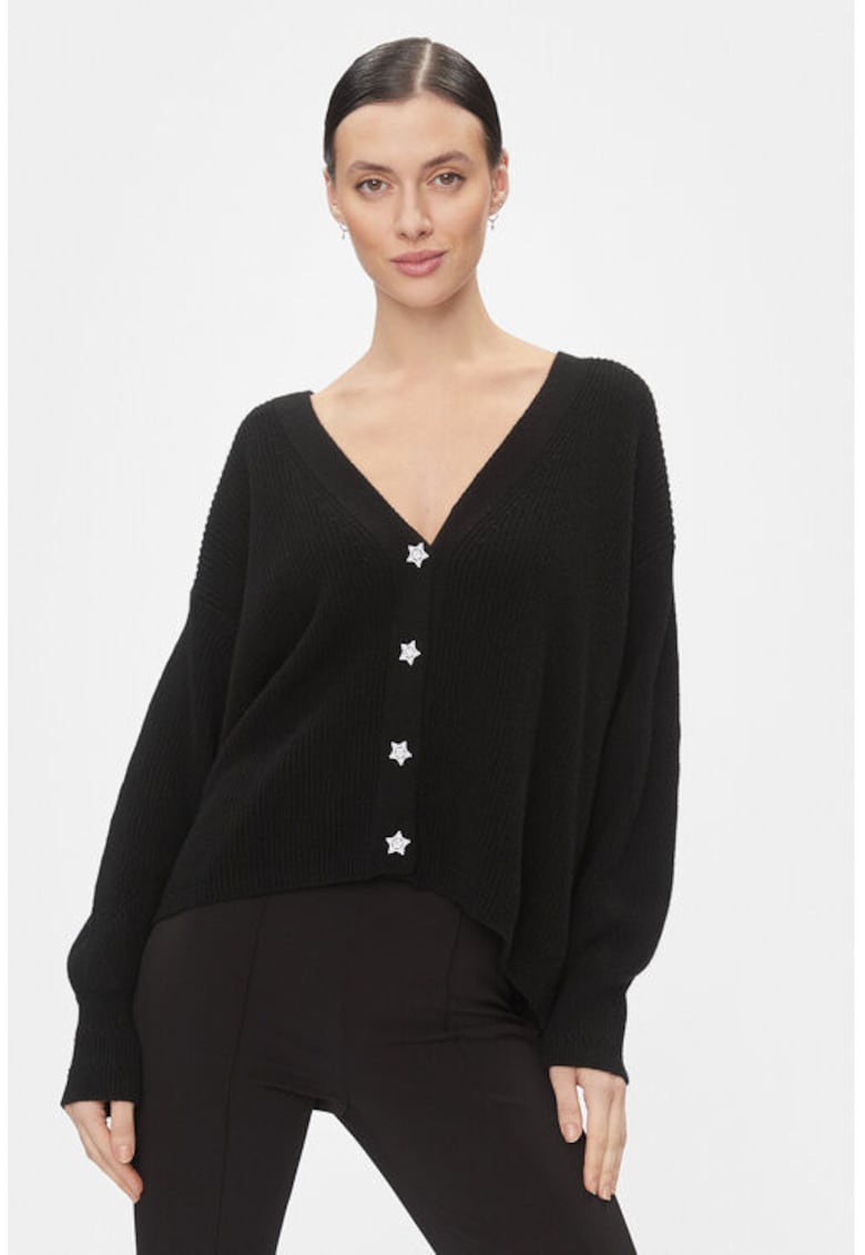 Cardigan dama - 8000007732289 - Poliamida/Viscoza/Lana - One Size INTL - Negru