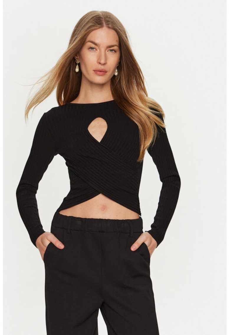 Pulover dama - 304905070 - Viscoza/Poliester - One Size INTL - Negru