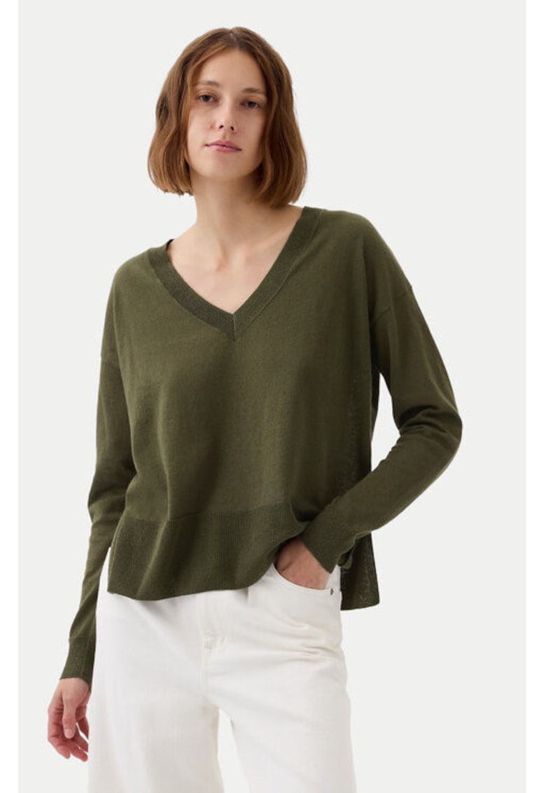 Pulover dama - 304144486 - In/Poliester - Verde - Verde