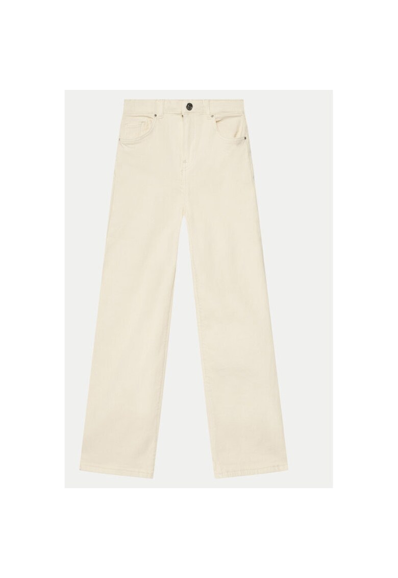 Pantaloni fete - 304704628 - Bumbac - 140 CM - Bej