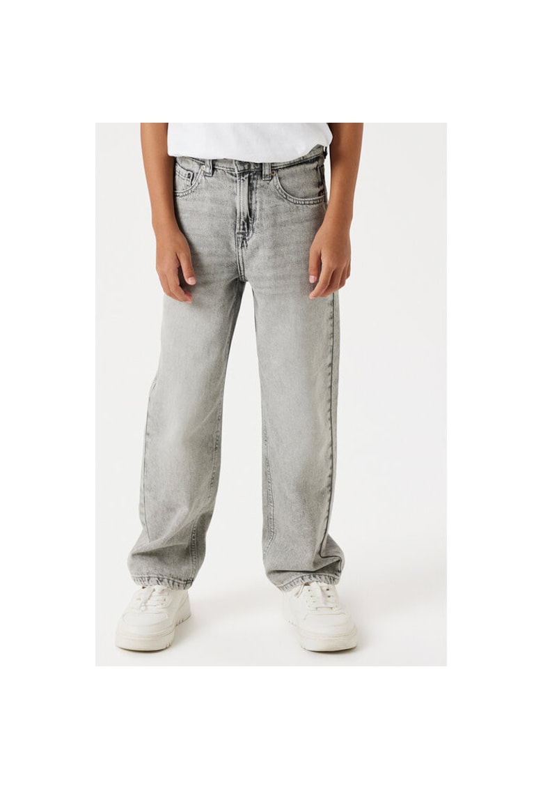 Pantaloni baieti -  304718274 - Bumbac organic/Bumbac - Gri