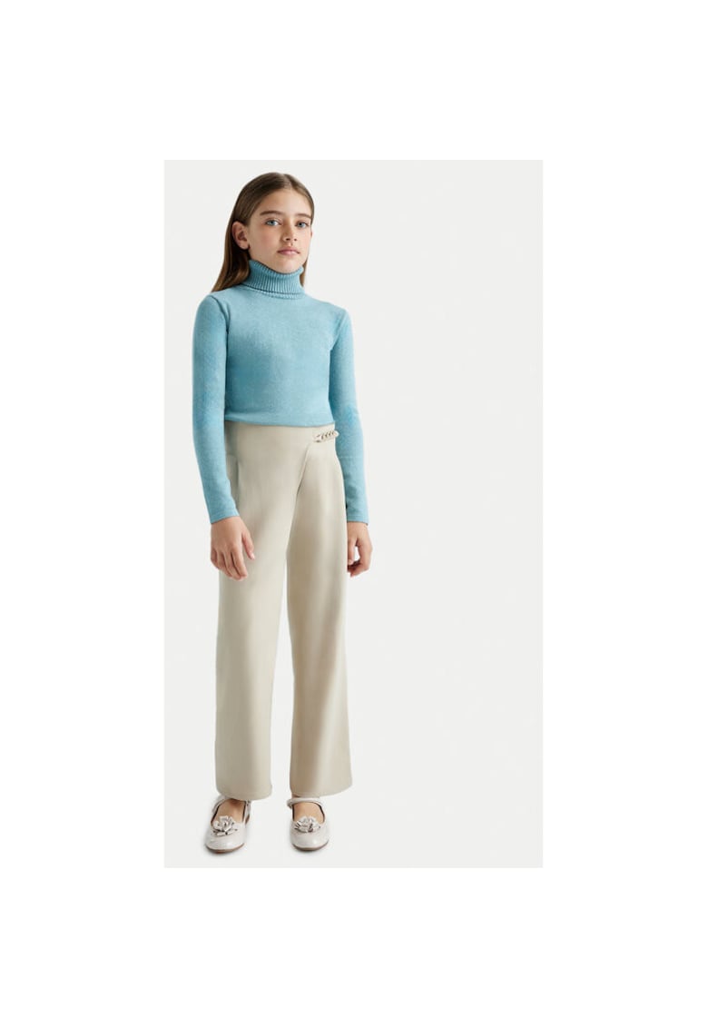 Mayoral Pantaloni fete - 304330957 - Poliester/Viscoza - Bej