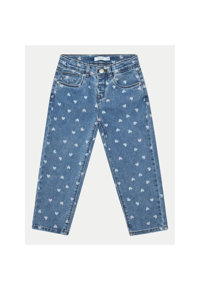 Pantaloni fete - 304718359 - Bumbac/Poliester - Albastru Pantaloni fete - 304718359 - Bumbac/Poliester - Albastru