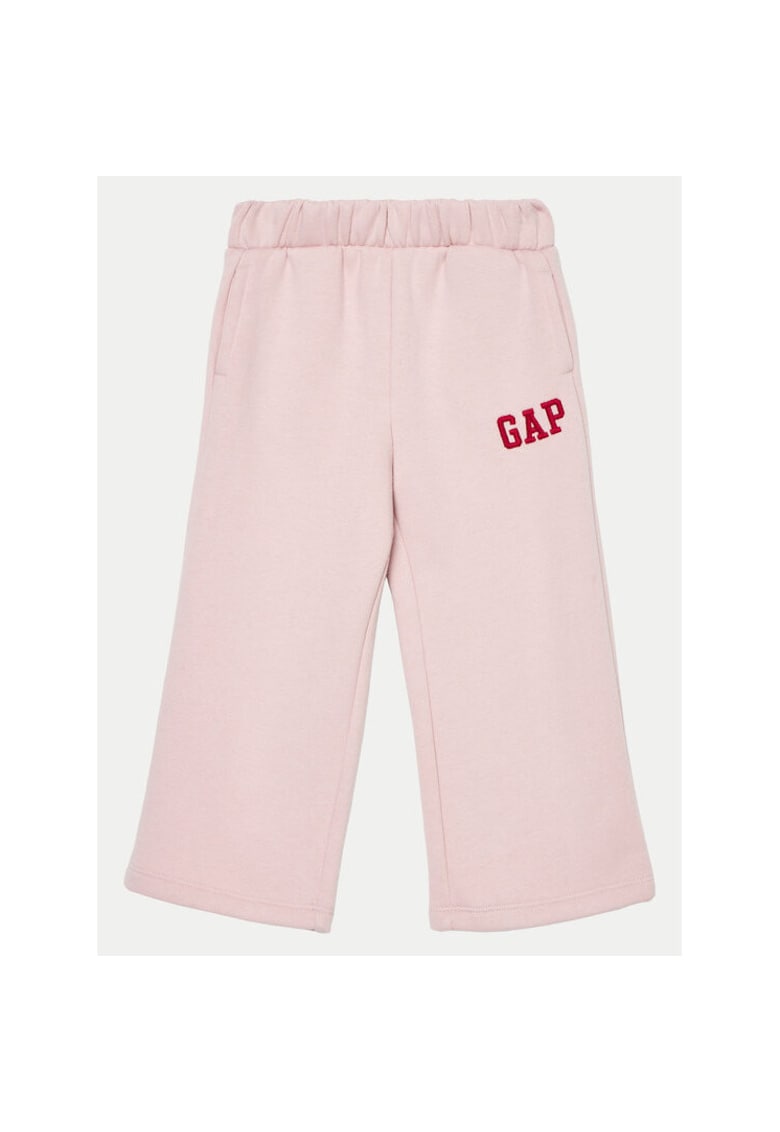 Pantaloni fete - 304985638 - Bumbac/Poliester - Roz - Roz