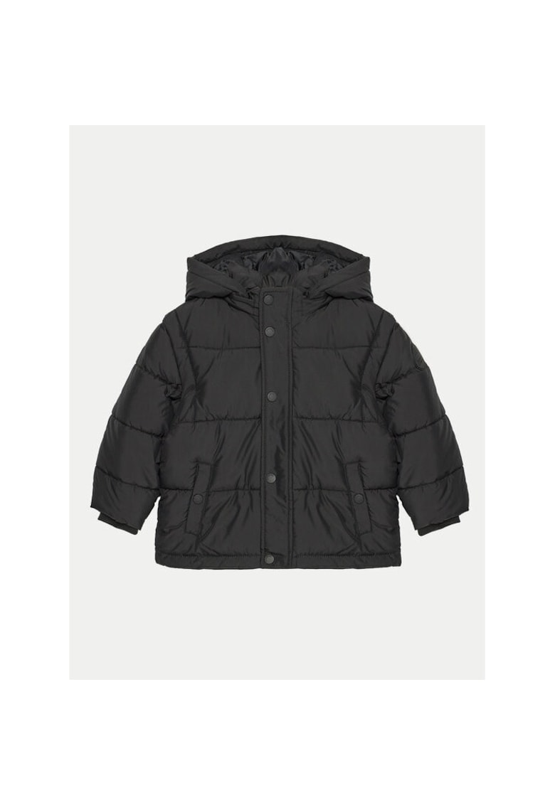 Geaca fete - 304644177 - Poliester - Negru - Negru