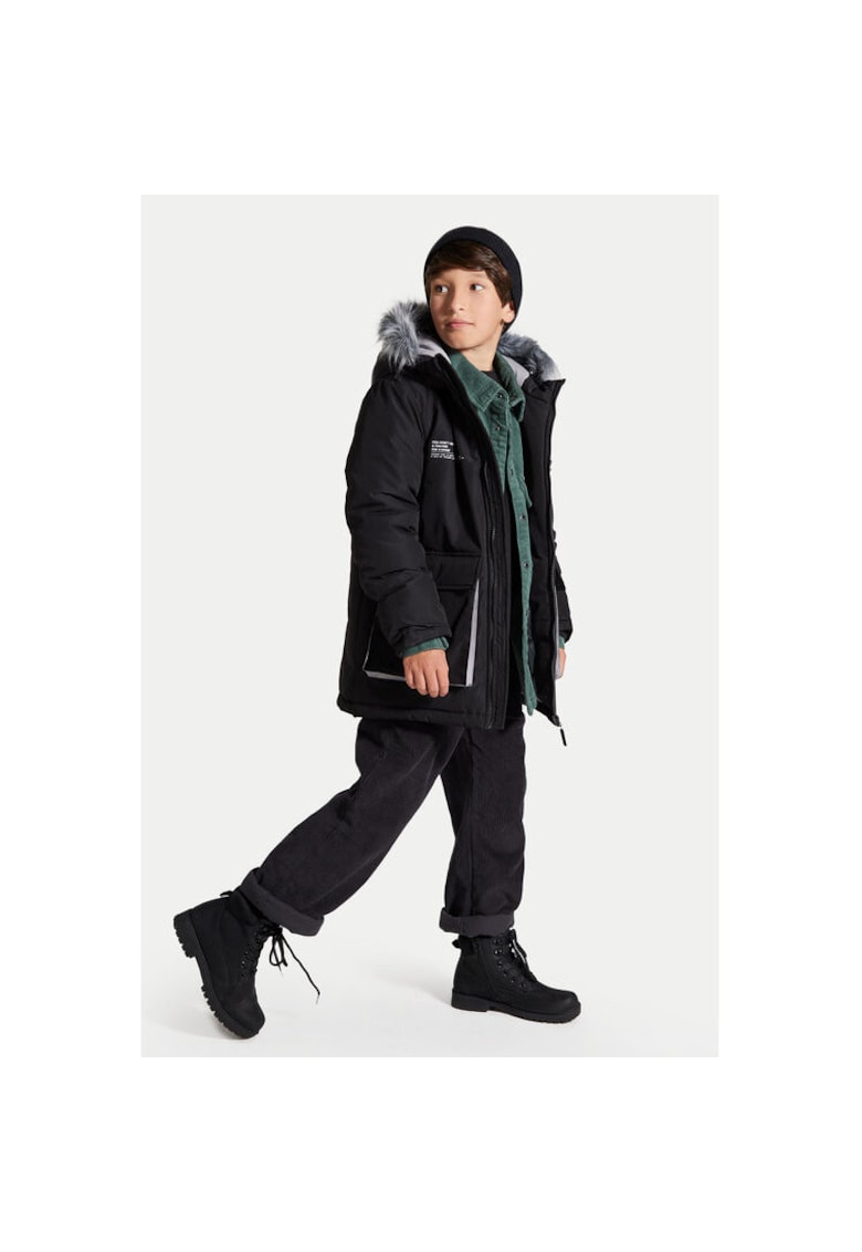 Geaca baieti - 304487132 - Poliester - Negru - Negru