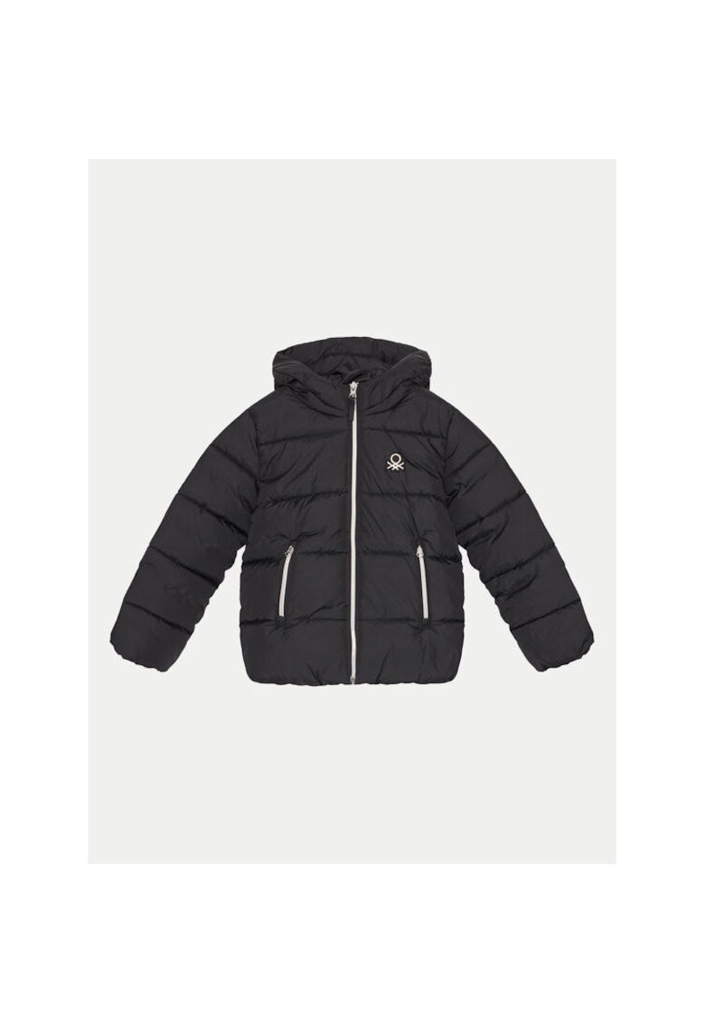 Geaca fete - 304268540 - Nylon - Negru - Negru
