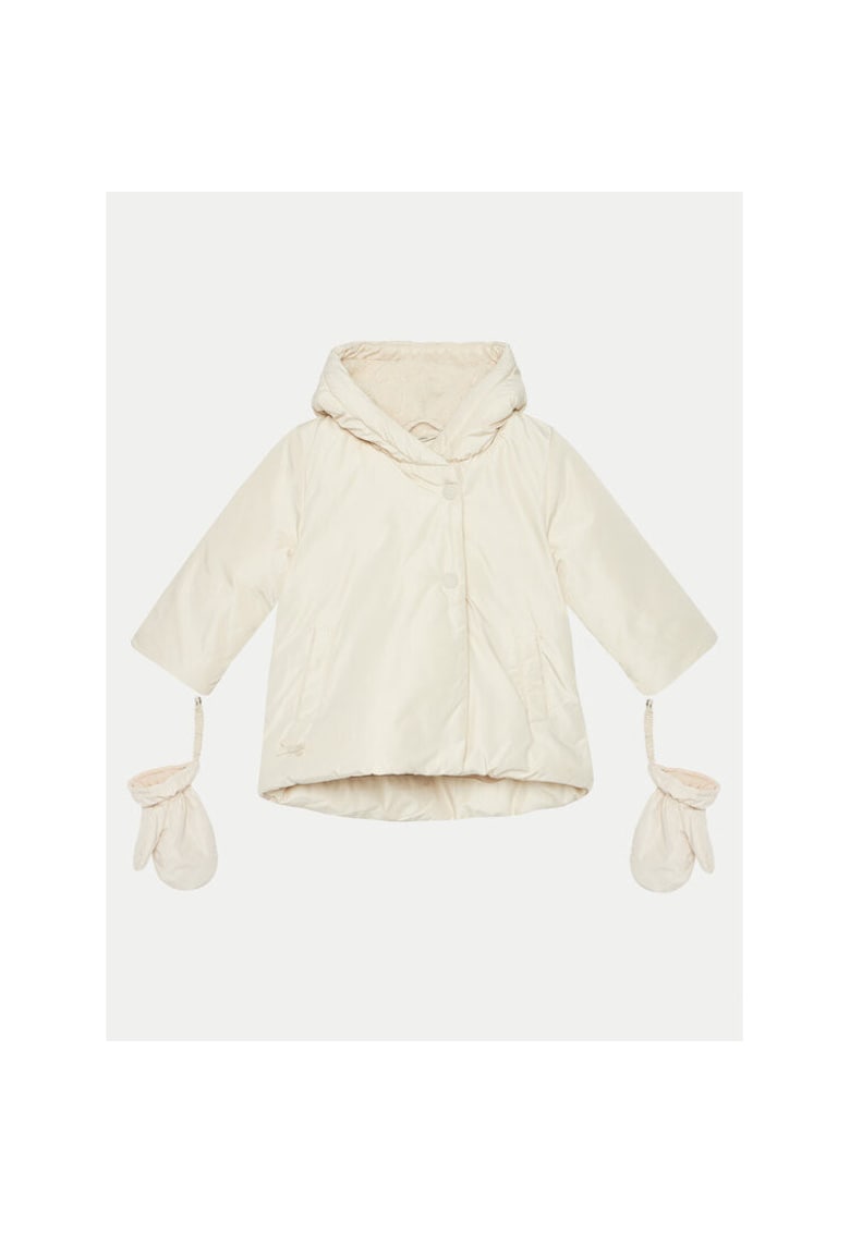 Geaca fete - 304486937 - Poliester - Bej - Bej