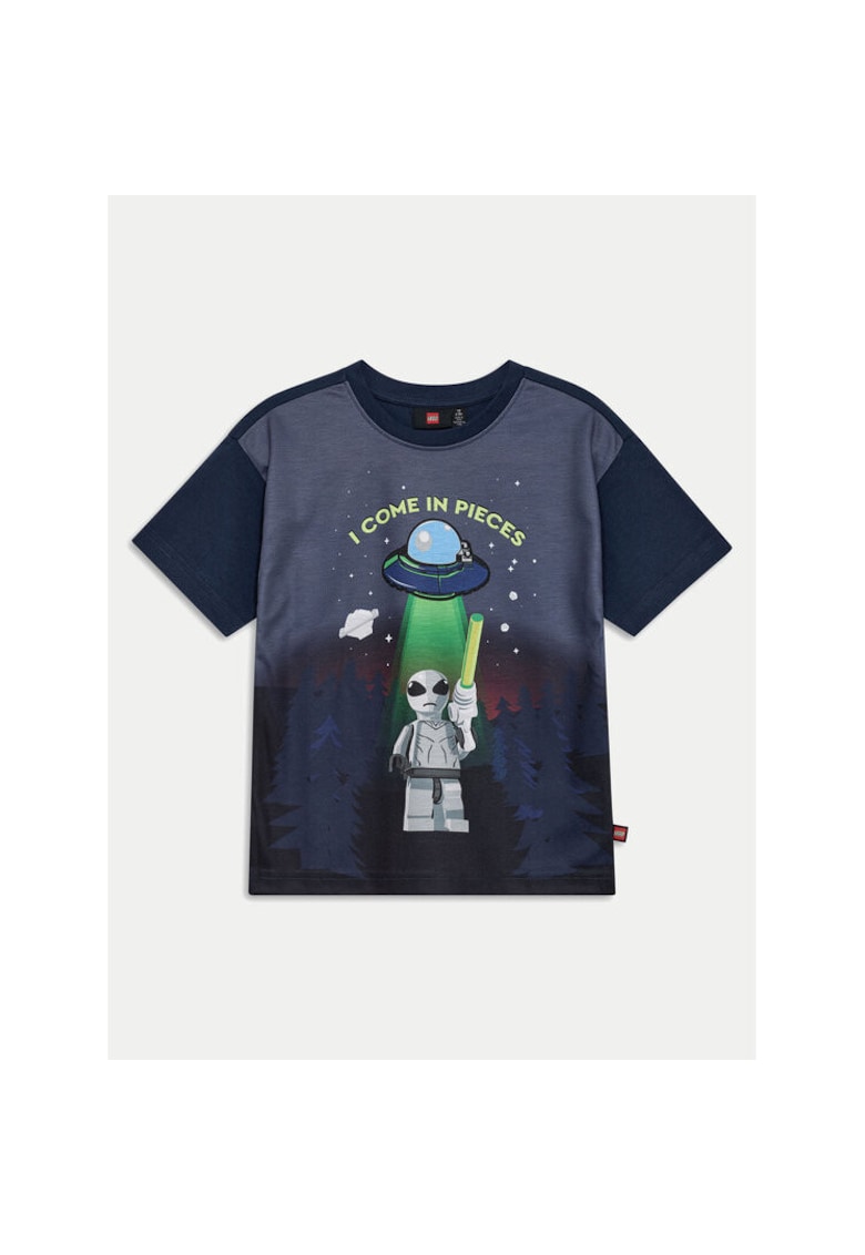 Tricou baieti - 304705700 - Bumbac organic - Albastru - Albastru