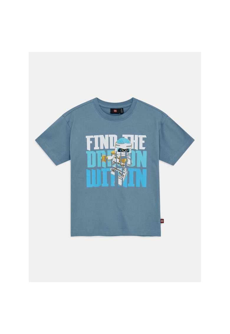 Tricou baieti - 304705892 - Bumbac organic - Albastru - Albastru