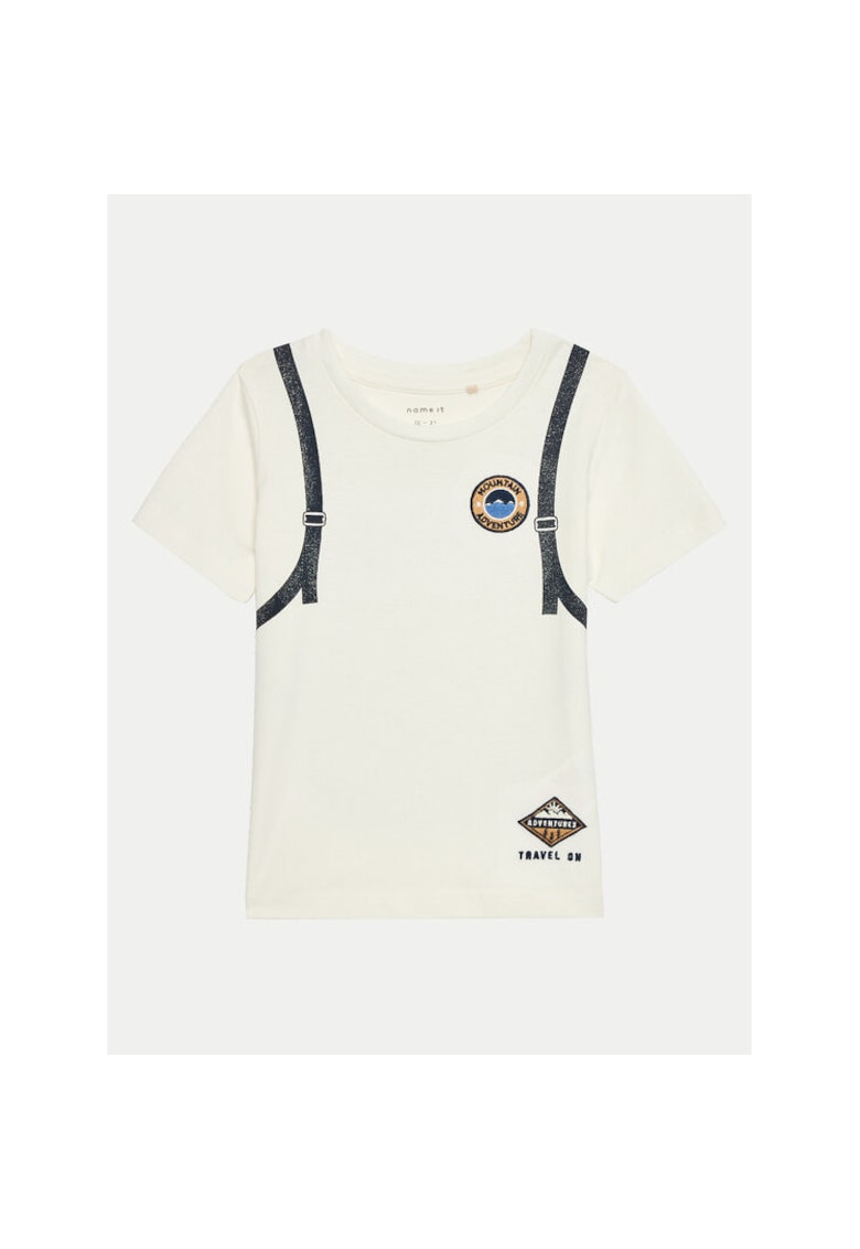 Tricou baieti - 304435232 - Bumbac organic - Bej