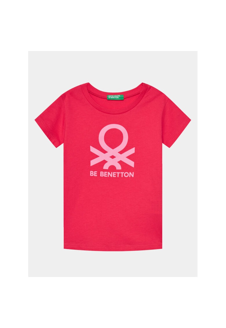 Tricou fete - 303816803 - Bumbac - Roz