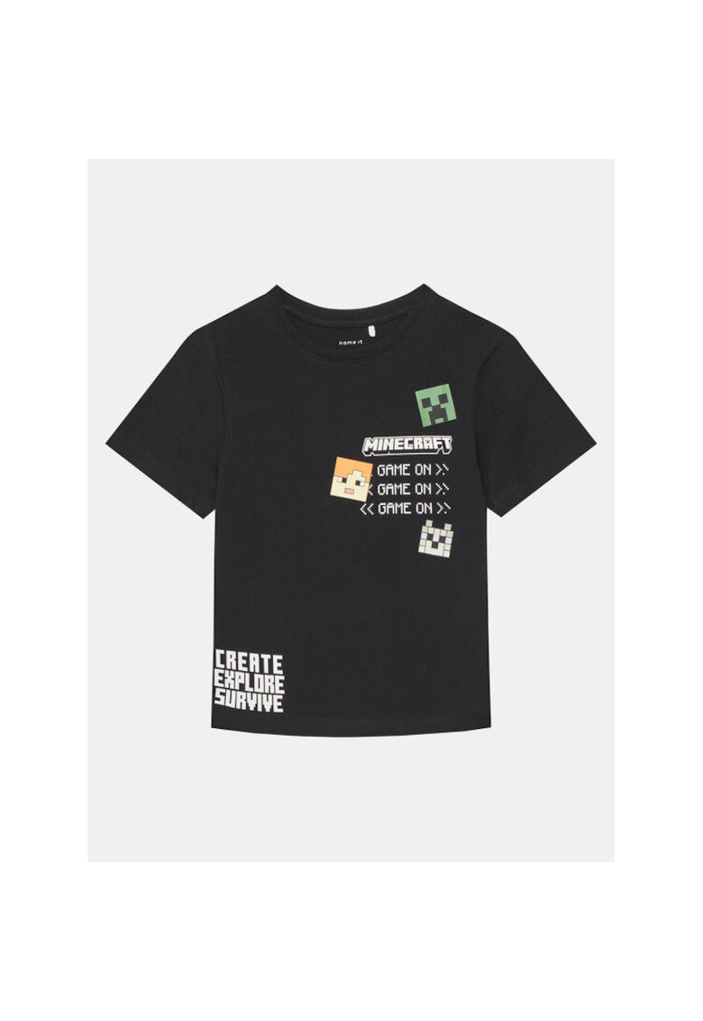 Tricou baieti - 304719288 - Bumbac - Negru