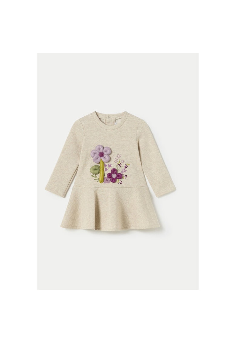 Rochie fete -  304324437 - Poliester/Bumbac - Bej