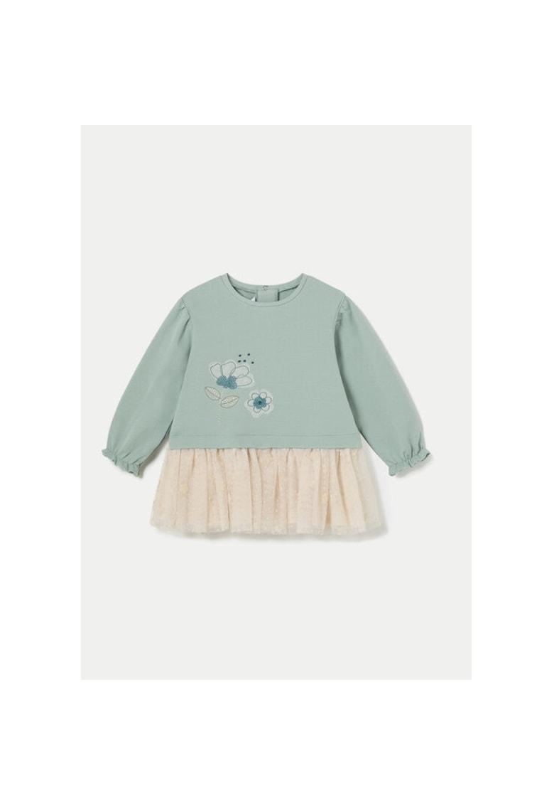 Rochie fete -  304324468 - Bumbac/Poliester - Verde