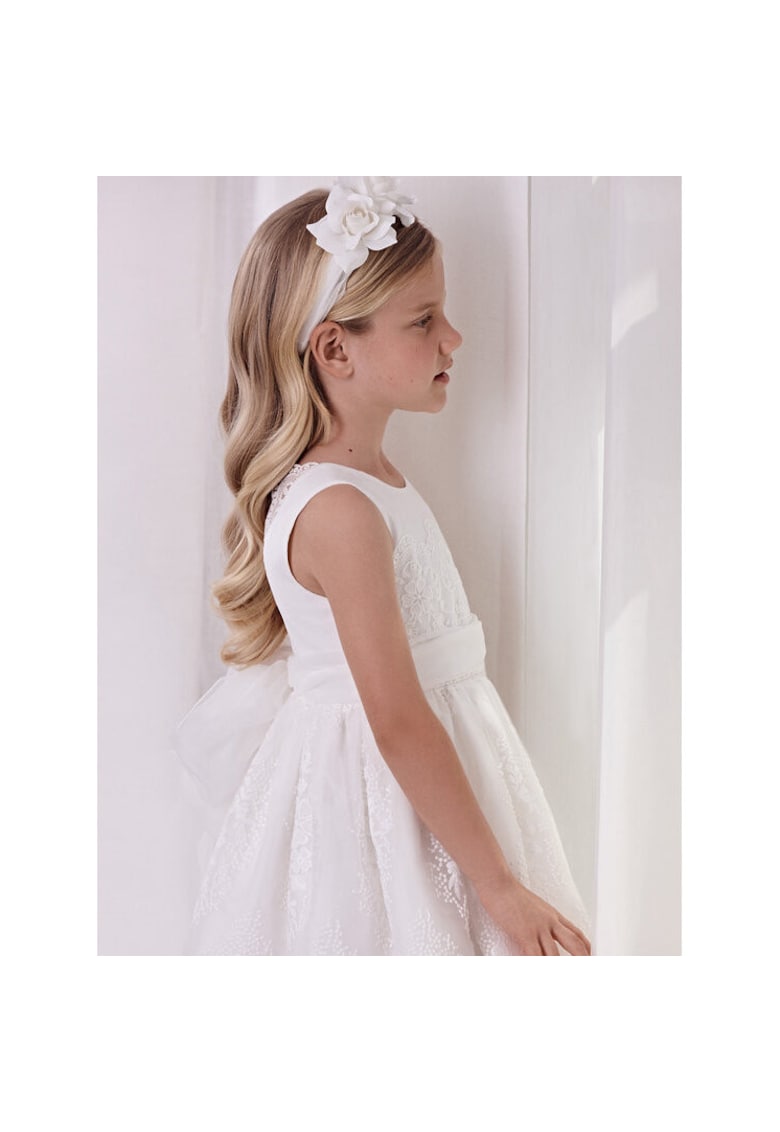 Rochie fete - 304034794 - Bumbac/Poliester - 152 CM - Alb