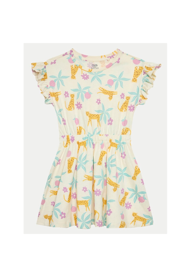 Rochie fete - 834029 - Multicolor - Bumbac