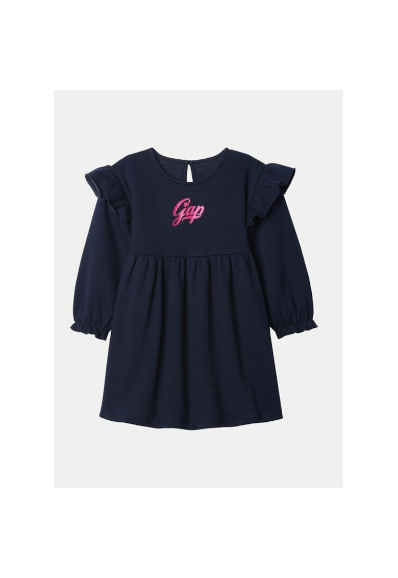 Rochie fete - 304985959 - Bumbac/Poliester - Albastru - Albastru