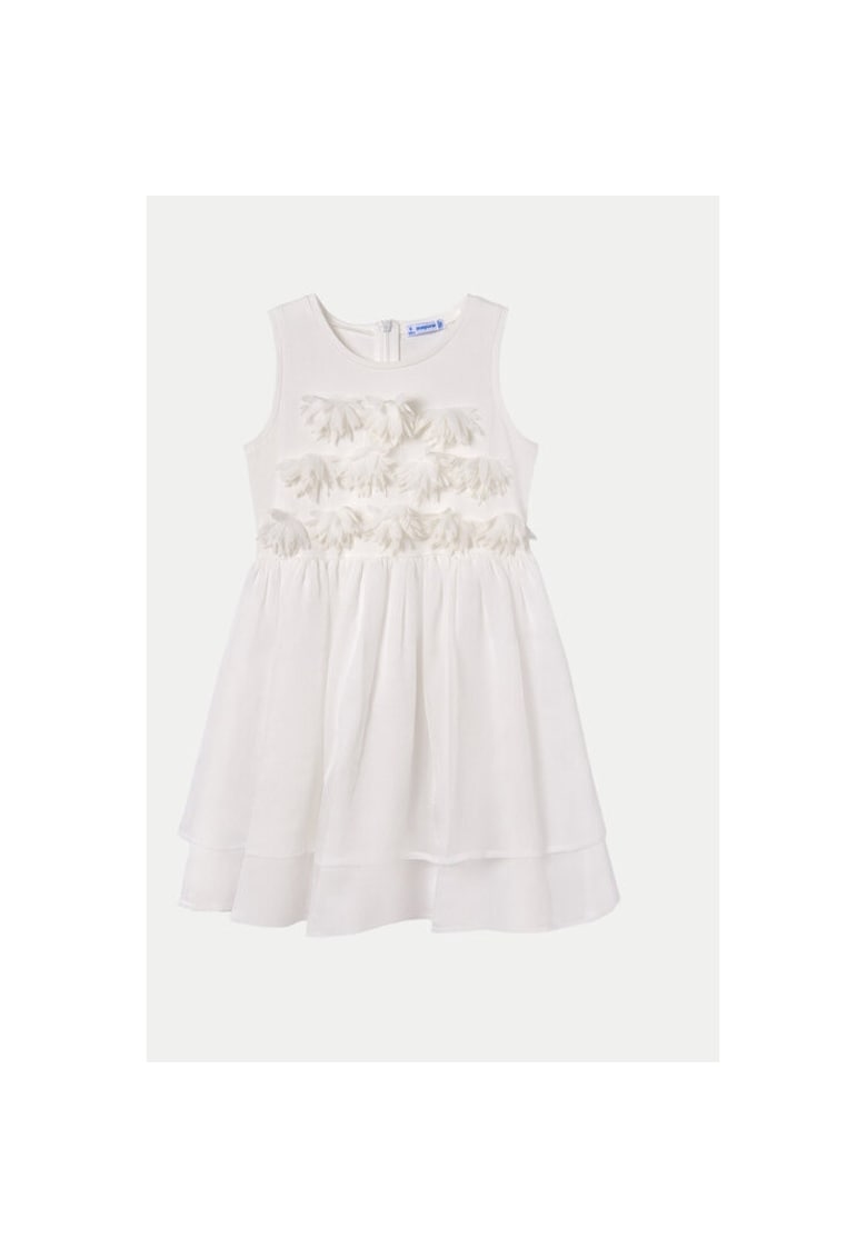 Rochie fete -  304014574 - Poliester/Bumbac - Bej