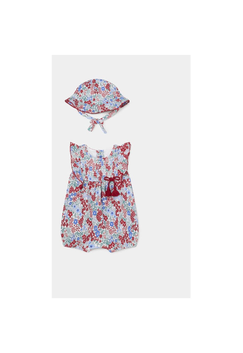 Salopeta fete -  303994884 - Bumbac/Poliester - Multicolor