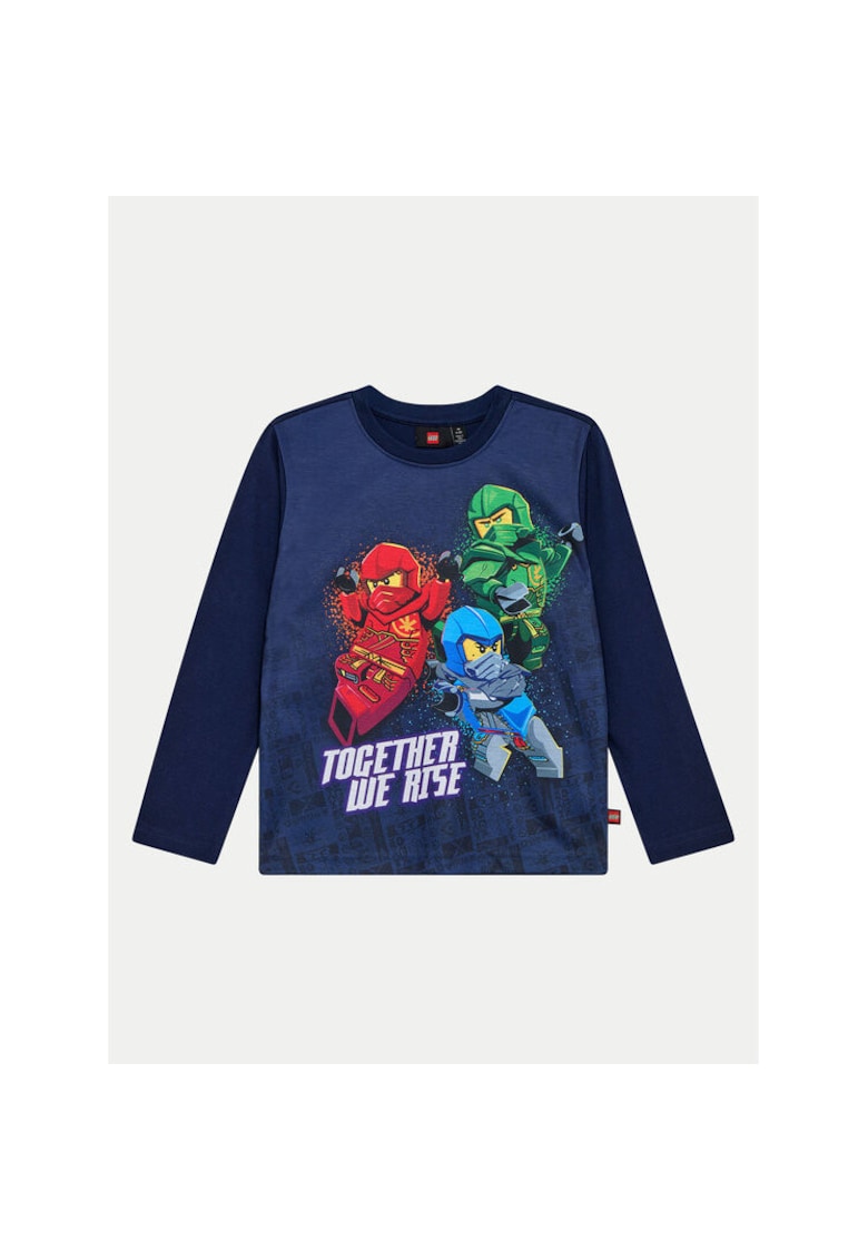 Bluza baieti -  304705724 - Poliester/Bumbac organic - Albastru