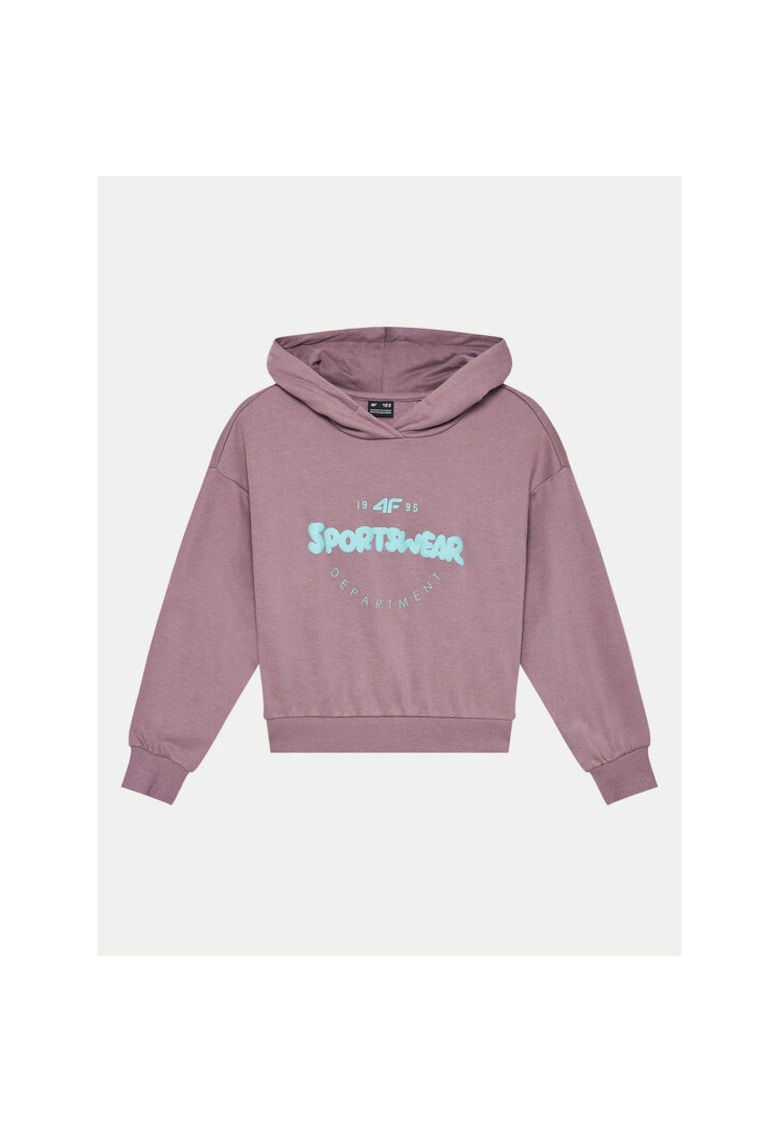 Bluza fete - 303943042 - Bumbac/Poliester - Violet - Violet