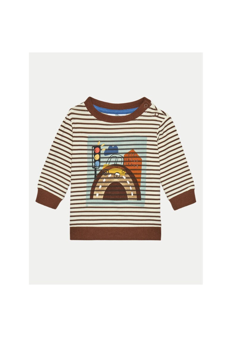 Bluza baieti -  304484230 - Bumbac - Maro