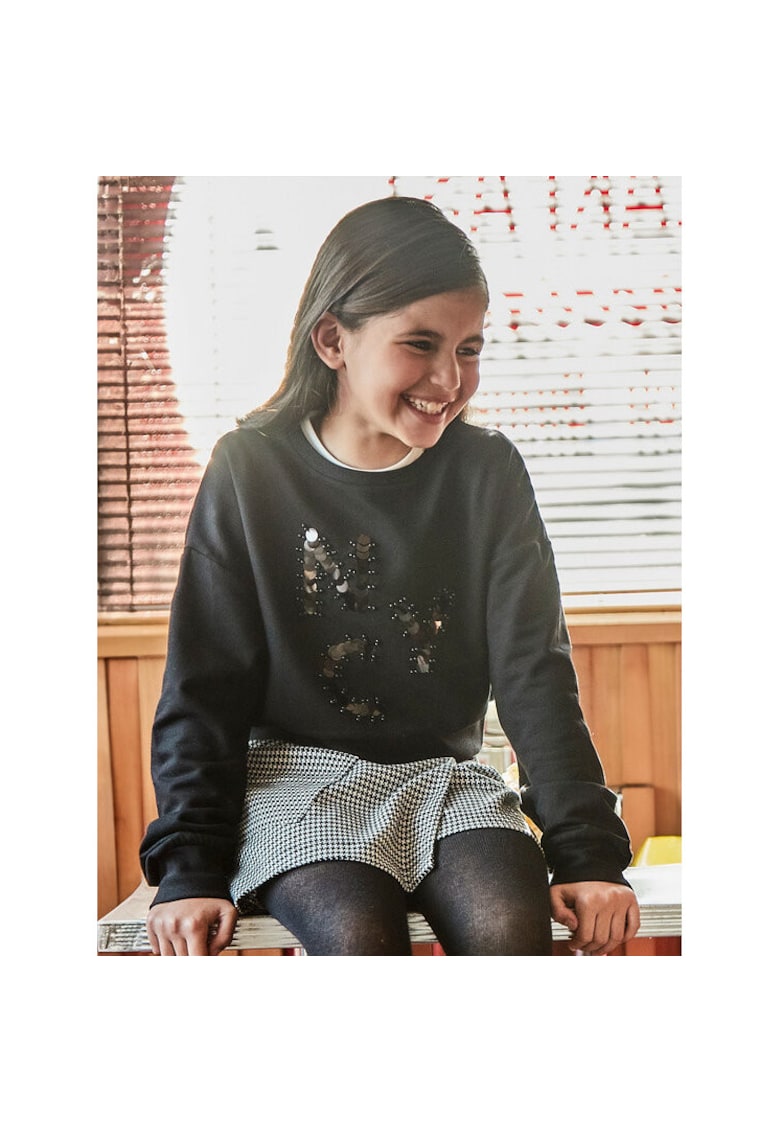 Bluza fete - 304330599 - Viscoza - Negru - Negru