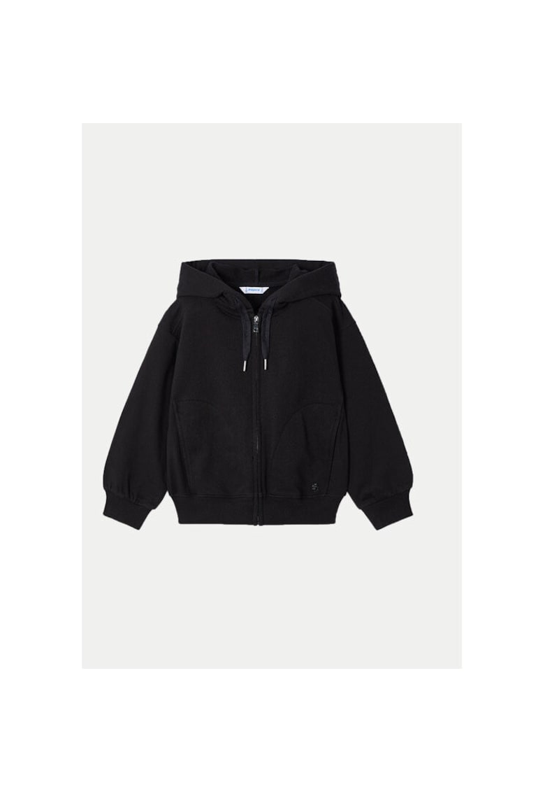 Bluza fete - 304326189 - Bumbac/Poliester - Negru - Negru