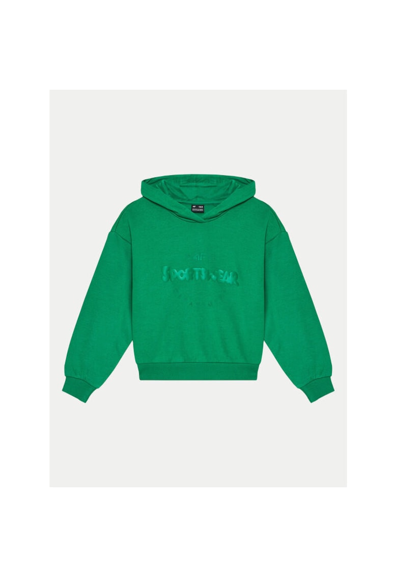 Bluza fete - 303943035 - Bumbac/Poliester - Verde - Verde