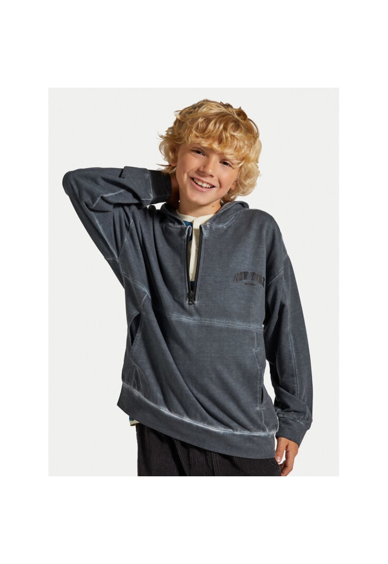 Bluza baieti -  304482663 - Bumbac - Gri